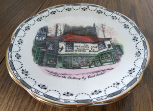 Rosina Bone China The Old Curiosty Shop Collecter Plate Made In England